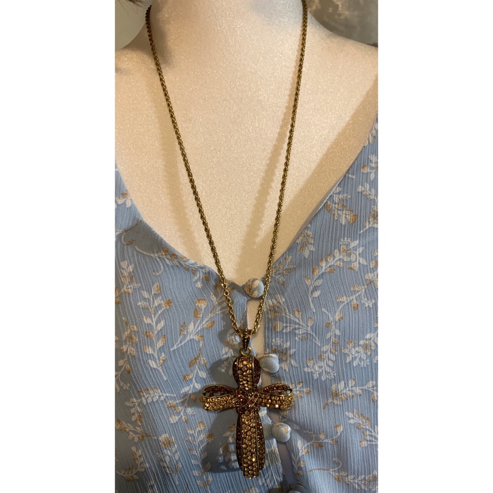 CRYSTAL CROSS BROWN/ FINAL PRICE 🙂